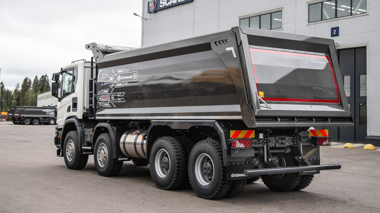 Самосвальная надстройка Grunwald